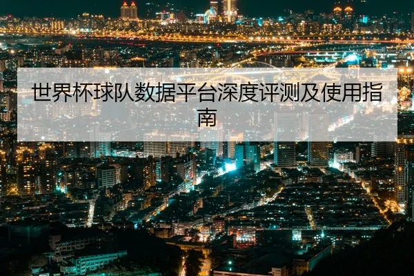 世界杯球队数据平台深度评测及使用指南